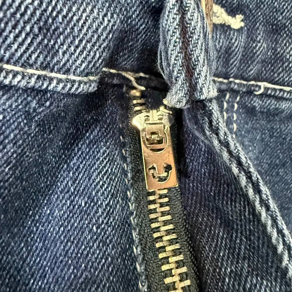 True Religion Bobby Relaxed Baggy Mens Denim Blue Jeans Size 36 38 x 31